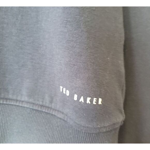 TED BAKER Men's Quarter-zip Sweatshirt Medium - Picture 2 of 8